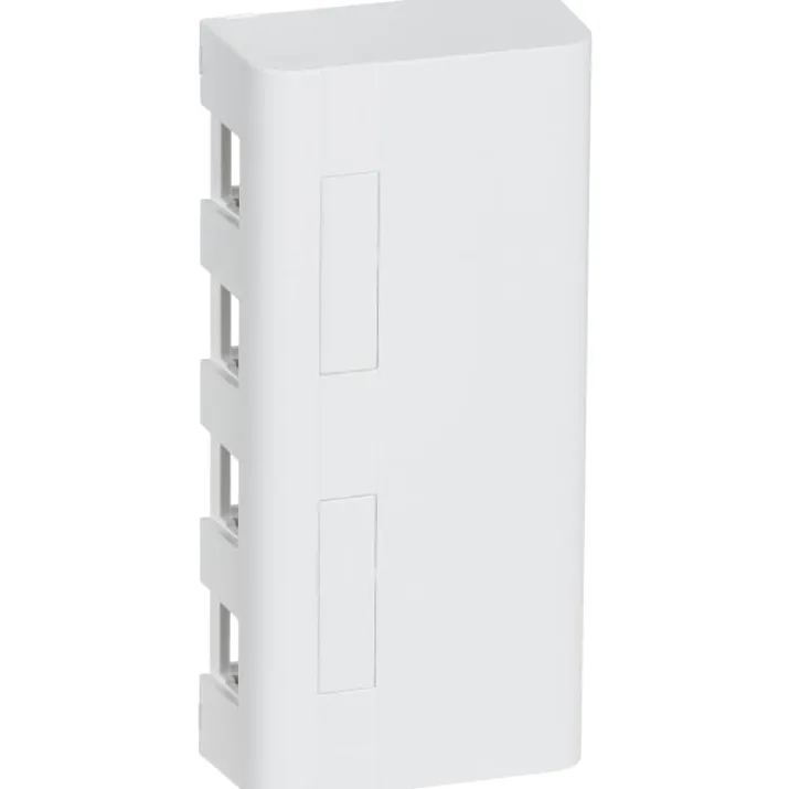 LK Actassi montageboks, 4xRJ45