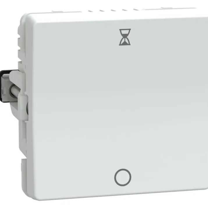 LK Fuga afbryder med timer, 1 modul, hvid
