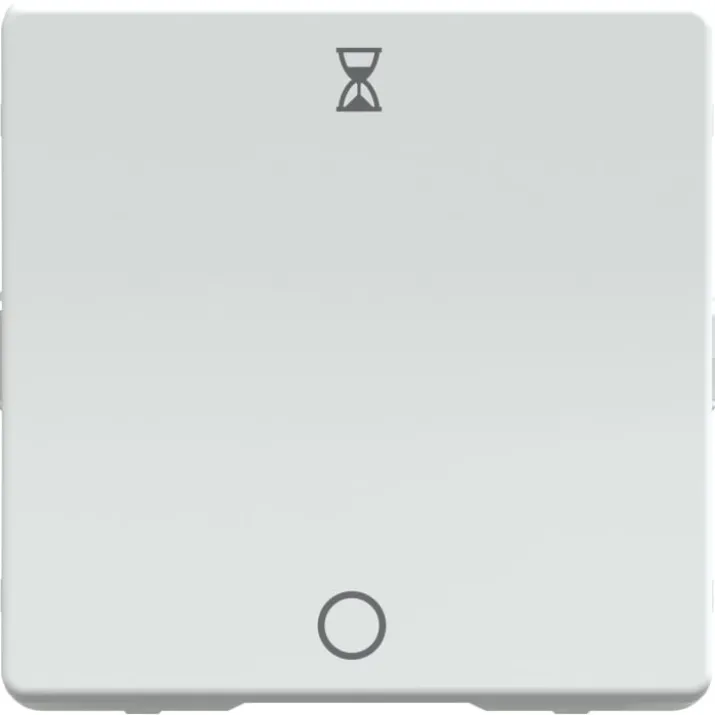 LK Fuga afbryder med timer, 1 modul, hvid