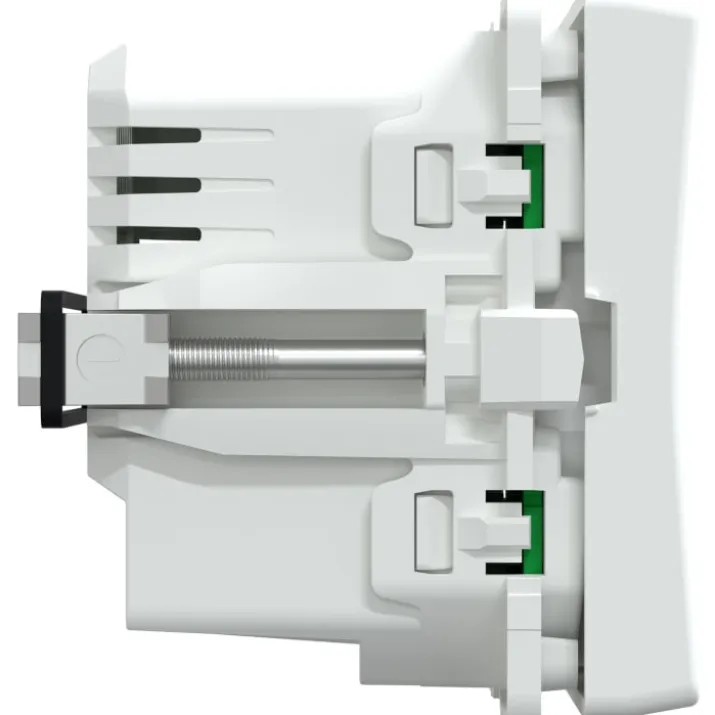 LK Fuga afbryder med timer, 1 modul, hvid