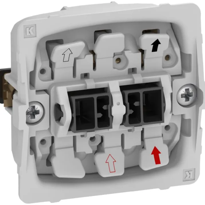 LK Fuga afbryder 2-polet 440 V 1 modul, uden afdækning