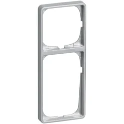 LK Fuga Baseline 50 ramme, 2,5 modul, metallic