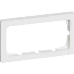 LK Fuga Baseline 63 ramme, 2 modul, vandret, hvid