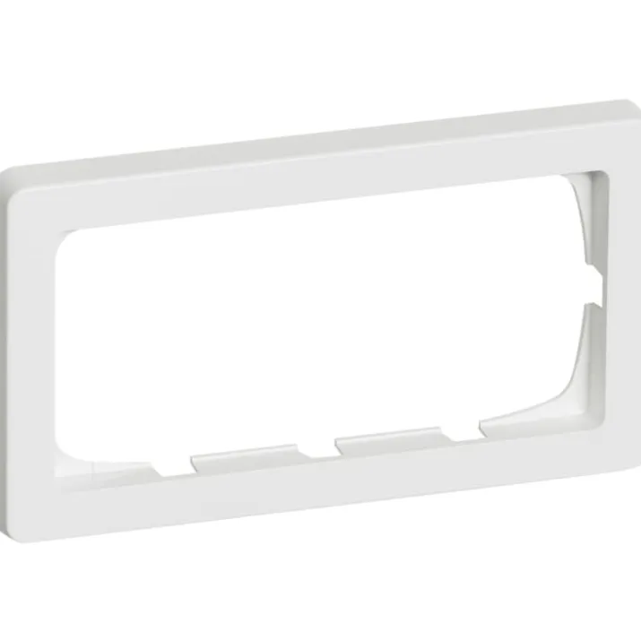 LK Fuga Baseline 63 ramme, 2 modul, vandret, hvid
