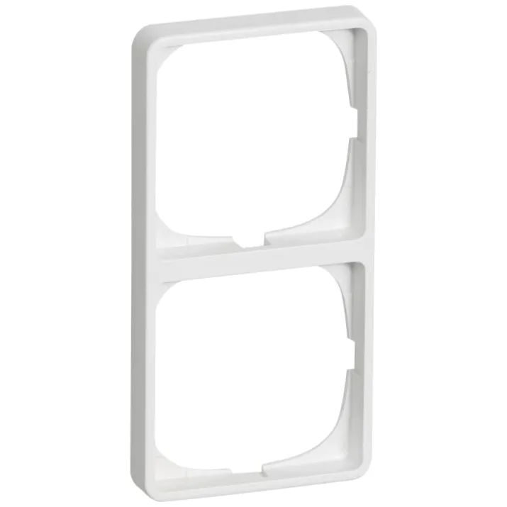 LK Fuga Baseline 50 ramme, 2x1 modul, hvid