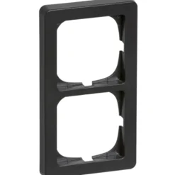 LK Fuga Baseline 63 ramme, 2x1 modul, koksgrå
