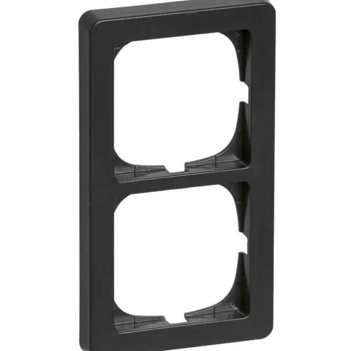 LK Fuga Baseline 63 ramme, 2x1 modul, koksgrå