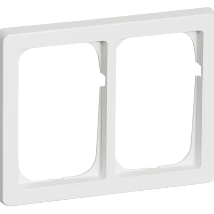 LK Fuga Baseline 63 ramme, 2x1,5 modul, vandret, hvid