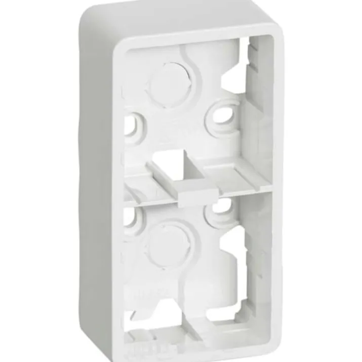 LK Fuga Baseline 50 underlag, 2x1 modul, hvid