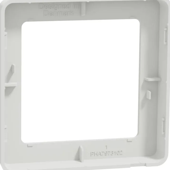LK Fuga Base 63 ramme, 1 modul, hvid