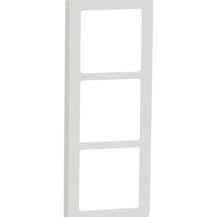 LK Fuga Base 63 ramme, 3 modul, hvid