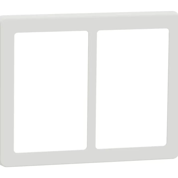 LK Fuga Base 63 ramme, 2x1,5 modul, hvid