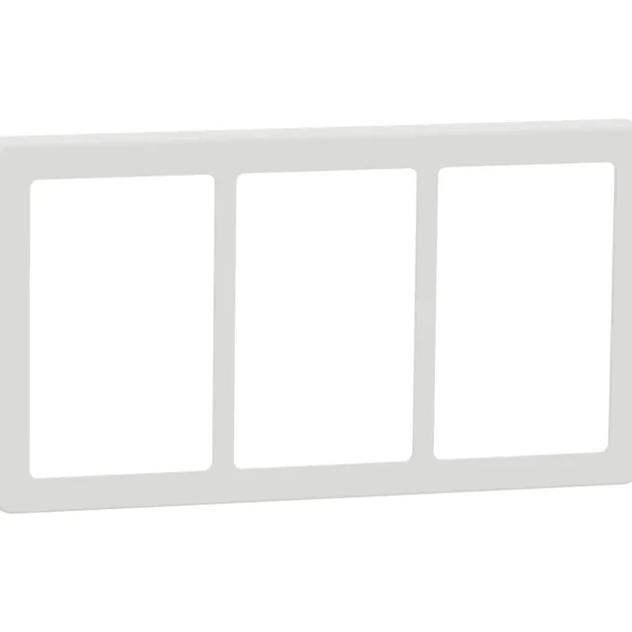LK Fuga Base 63 ramme, 3x1,5 modul, hvid