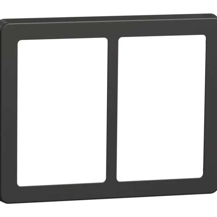 LK Fuga Base 63 ramme, 2x1,5 modul, koksgrå