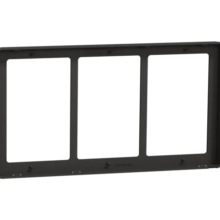 LK Fuga Base 63 ramme, 3x1,5 modul, koksgrå