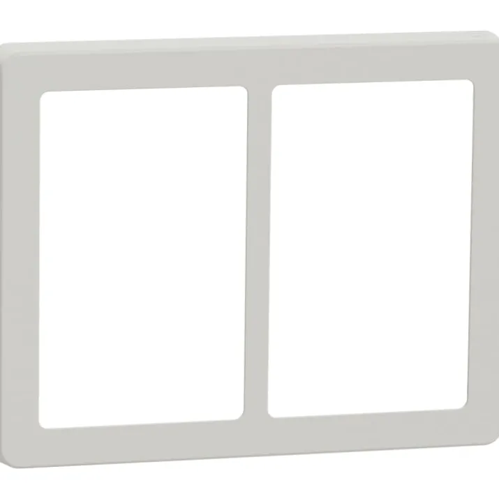 LK Fuga Base 63 ramme, 2x1,5 modul, lysegrå