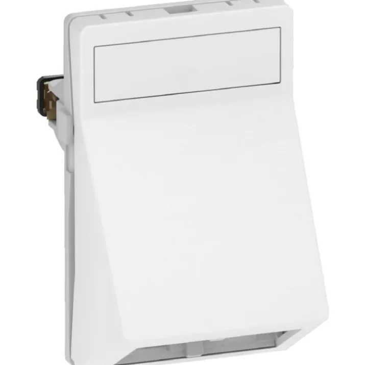 LK Fuga dataudtag RJ45 skrå, hvid
