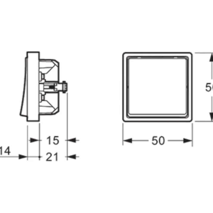 LK Fuga kroneafbryder, uden afdækning
