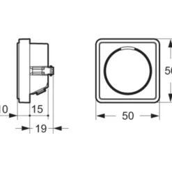 LK Fuga LED 180 IR touch lysdæmper, hvid
