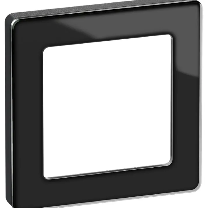 LK Fuga Pure 66 designramme, 1 modul, sort