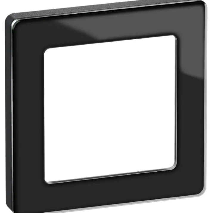 LK Fuga Pure 66 designramme, 1 modul, sort