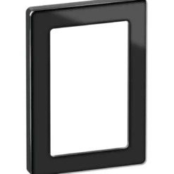LK Fuga Pure 66 designramme, 1,5 modul, sort