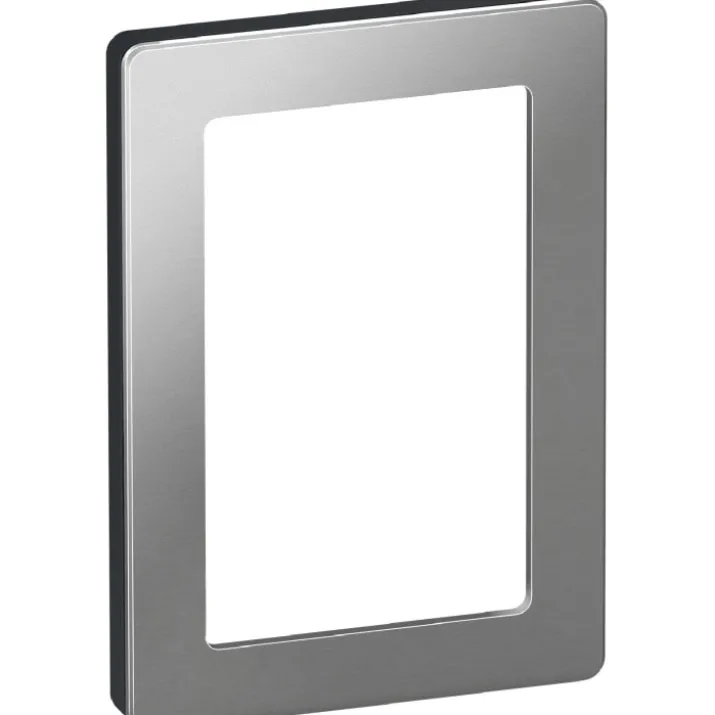 LK Fuga Pure 66 designramme, 1,5 modul, stål