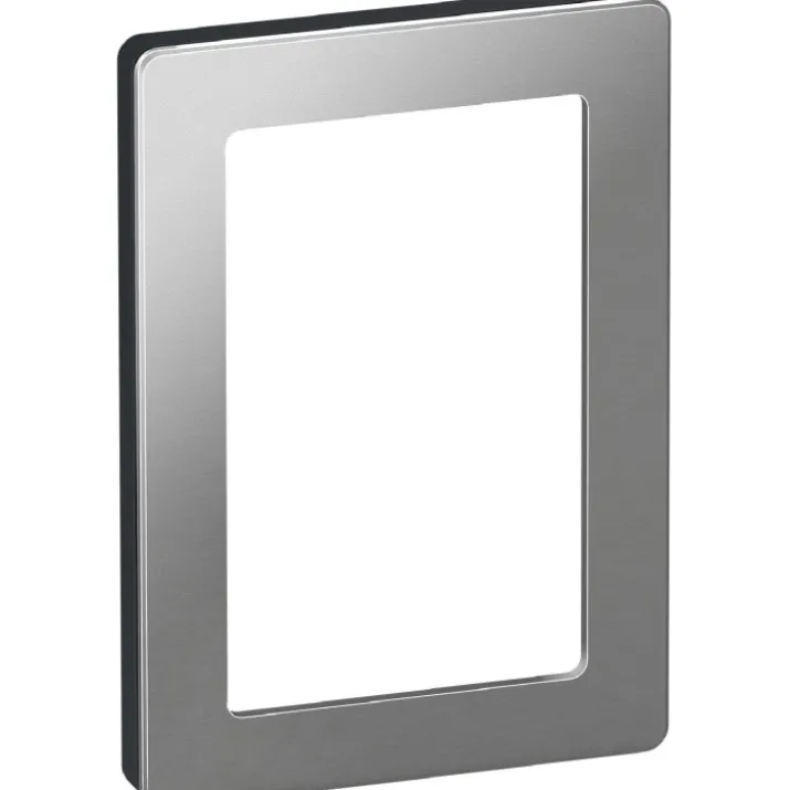 LK Fuga Pure 66 designramme, 1,5 modul, stål