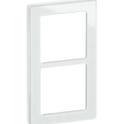 LK Fuga Pure 66 designramme, 2 modul, hvid