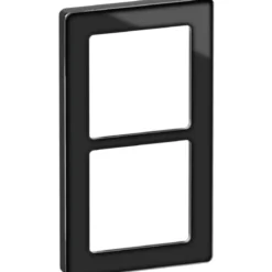 LK Fuga Pure 66 designramme, 2 modul, sort