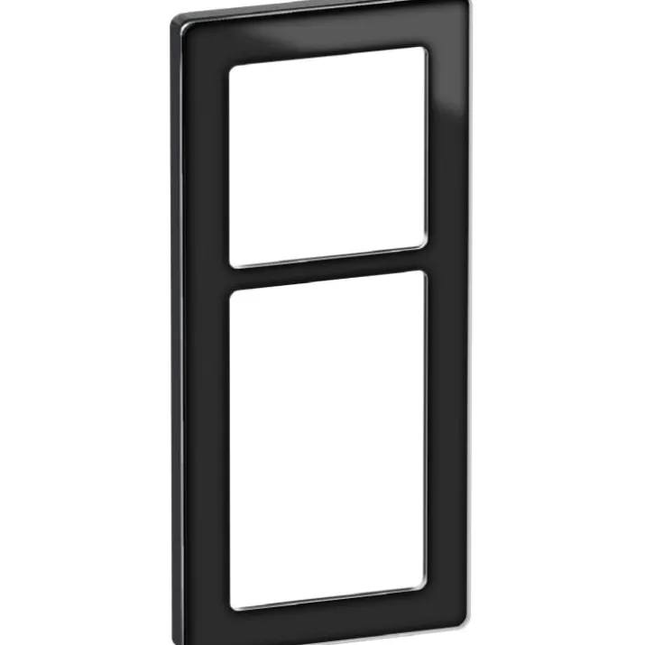 LK Fuga Pure 66 designramme, 2,5 modul, sort