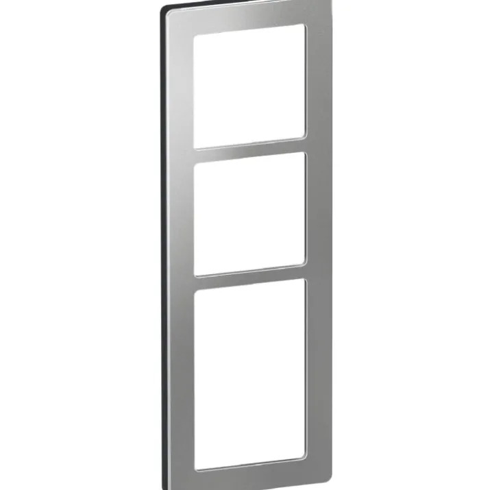 LK Fuga Pure 66 designramme, 3,5 modul, stål