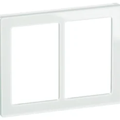 LK Fuga Pure 66 designramme, 2x1,5 modul, hvid