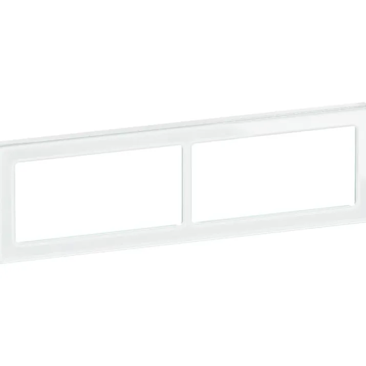 LK Fuga Pure 66 designramme, 2x2 modul, hvid