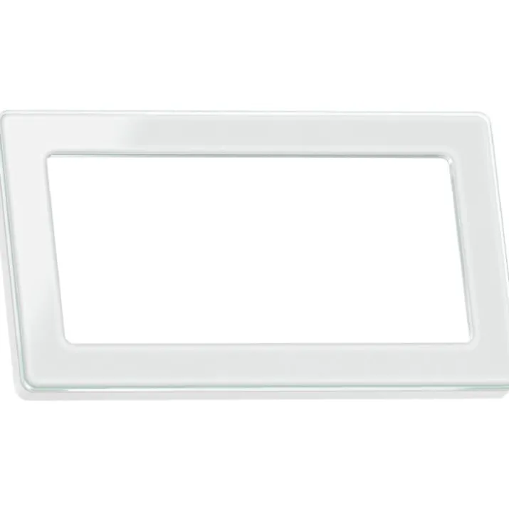 LK Fuga Pure 66 glasramme, 1x2 modul, hvid