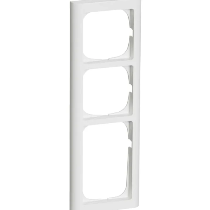 LK Fuga Softline 63 ramme, 3,5 modul, hvid
