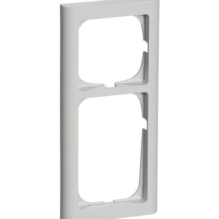 LK Fuga Softline 63 ramme, 2,5 modul, lysegrå