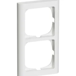 LK Fuga Softline 63 ramme, 2x1 modul, lodret, hvid