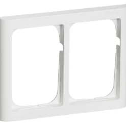 LK Fuga Softline 63 ramme, 2x1,5 modul, vandret, hvid