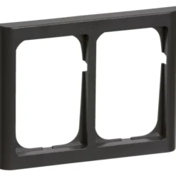 LK Fuga Softline 63 ramme, 2x1,5 modul, vandret, koksgrå