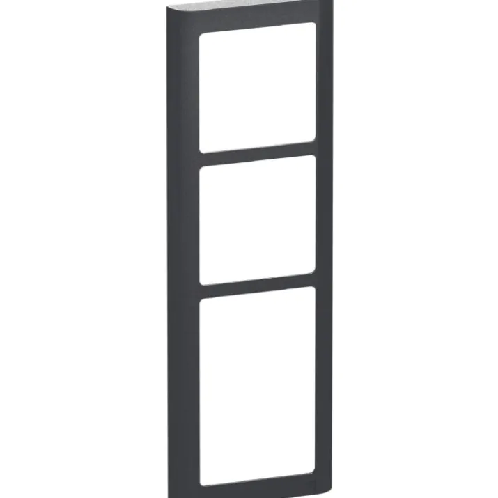 LK Fuga Soft 63 ramme, 3,5 modul, koksgrå