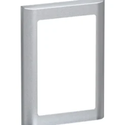 LK Fuga Soft 63 ramme, 1,5 modul, metallic