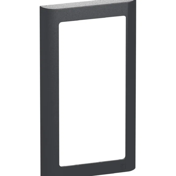 LK Fuga Soft 63 ramme, 1x2 modul, lodret, koksgrå