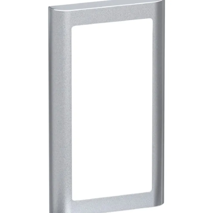 LK Fuga Soft 63 ramme, 1x2 modul, lodret, metallic