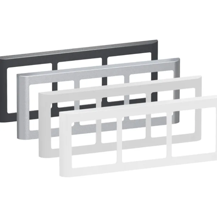 LK Fuga Soft 63 ramme, 3x1 modul, vandret, hvid