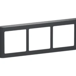 LK Fuga Soft 63 ramme, 3x1 modul, vandret, koksgrå
