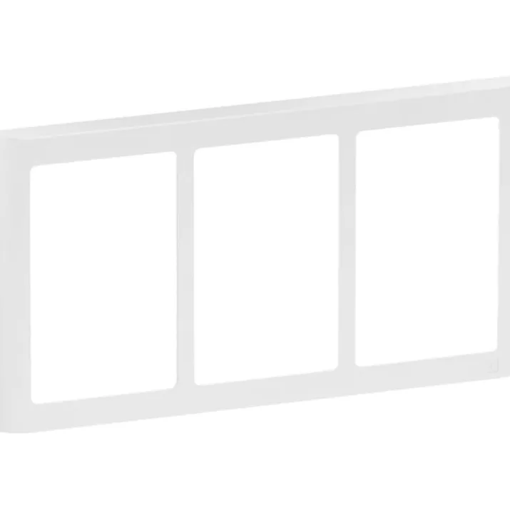 LK Fuga Soft 63 ramme, 3x1,5 modul, vandret, hvid