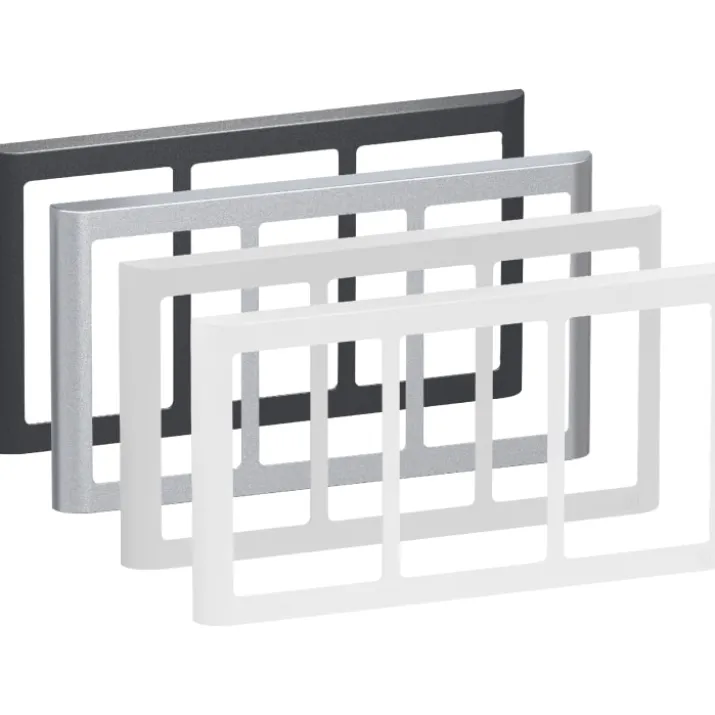 LK Fuga Soft 63 ramme, 3x1,5 modul, vandret, hvid