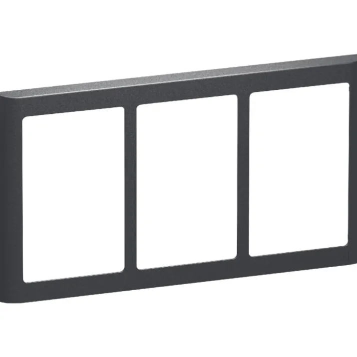 LK Fuga Soft 63 ramme, 3x1,5 modul, vandret, koksgrå