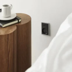 LK Fuga stikkontakt med USB-C, uden afdækning